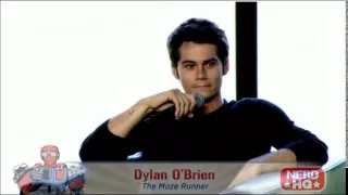 Dylan O'Brien Maze Runner ComicCon panel part 3