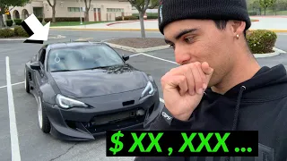 How Much I Spent Building My HEAVILY MODIFIED Scion FRS... (Price Breakdown)