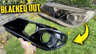 Custom Blackout Headlights Tutorial