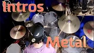 Los mejores 10 INTROS DE METAL en bateria | Best Drum Intros | Hugo Zerecero