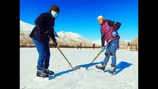 Ice Hockey Rink in Spiti | Ice Hockey in Spiti | Ice Skating | Ice Hockey in Himachal