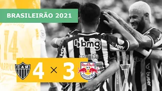 Atlético-MG 4 x 3 Red Bull Bragantino - Gols - 05/12 - Brasileirão 2021