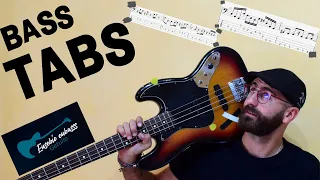 The Beatles - Yellow Submarine BASS COVER + PLAY ALONG TAB + SCORE