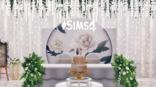 Valentine`s day Special 💕 Wedding Venue 💍 Renovation (noCC) THE SIMS 4 | Stop Motion