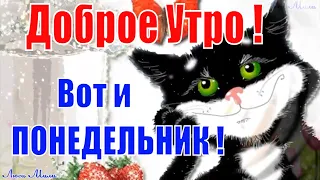 ☕ Вот и Понедельник Доброе Утро Хорошего Дня! Красивая Песня С Добрым Утром ! Музыкальная открытка