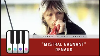 Je reviens avec Mistral Gagnant ! - RENAUD PIANO TUTO FACILE