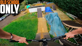 OLD SCHOOL TRICKS ONLY… RIDING THE NEW SLOPESTYLE KICKER!!