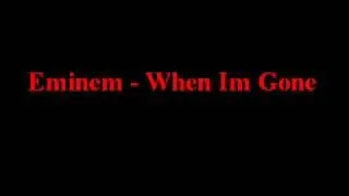 Instrumental - Eminem - When Im Gone