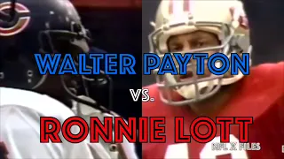 RONNIE LOTT vs. WALTER PAYTON - NFL CLASSIC MATCHUPS (VOL. 2)