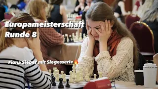 Inkorrektes Läuferopfer? WGM Fiona Sieber behält in Runde 8 den Überblick!