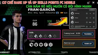 CƠ CHẾ RANK UP, NÂNG CẤP CẦU THỦ, NÂNG CẤP SKILL TRONG FC MOBILE | XEM NGAY ĐỂ TRỞ NÊN PRO HƠN