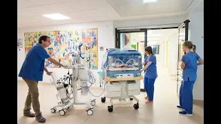 Die Kinderintensivstation im Florence-Nightingale-Krankenhaus zieht um