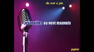 elle etait si jolie...de ALAIN BARRIERE ma version en karaoke