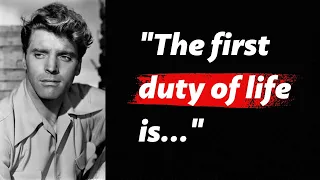 Burt Lancaster Best Quotes || American Actor