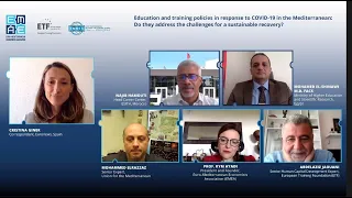 EMEA Webinar “Education and training policies in response to COVID-19 in the Mediterranean"