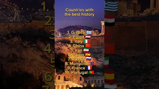 Countries with the best history