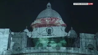 A spectacular Projection Mapping show at the Victoria Memorial | Life of Netaji Subhas Bose