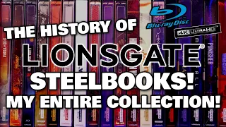 The History Of LIONSGATE Bluray And 4K Steelbooks - My ENTIRE Collection!