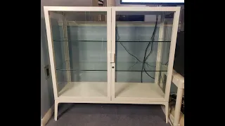 Ikea Milsbo glass cabinet build and review