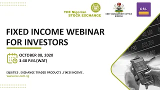 Fixed Income Webinar for Investors