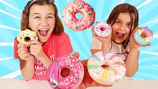 WHO CAN MAKE THE BEST DONUT SLIME CHALLENGE!! | JKrew