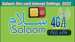 Salam 4g | internet apn Settings for salaam af |Afghanistan sim card