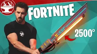 Fortnite Sword in Real Life BURNS EVERYTHING!