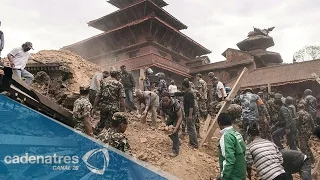A seis días del terremoto en Nepal dan a conocer nuevas imágenes