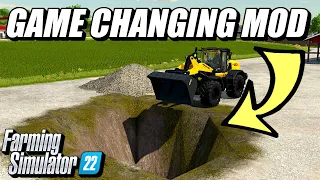 EDIT TERRAIN AND TERRAFORM WITH EQUIPMENT | Farming Simulator 22