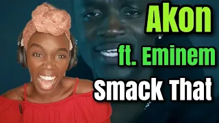 Akon - Smack That (Official Music Video) ft. Eminem | REACTION