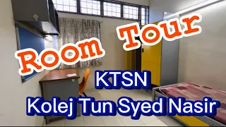 Room Tour KTSN Kolej TunSyed Nasir, UKM KL Campus Hostel