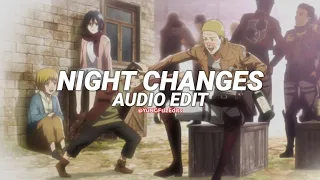 night changes - one direction [edit audio]