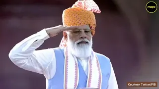 PM Modi Unfurls The Tricolour At Red Fort For 8th Consecutive Year | Independence Day