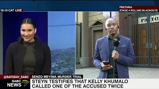 Senzo Meyiwa murder trial I Witness says accused 5 called Kelly Khumalo at least twice in 2014