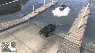 Gta 5 next gen  how not to load a boat on a trailor 2