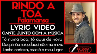 RINDO À TOA   Falamansa l LYRIC VIDEO - Letra da Música Para Cantar Junto  Karaokê