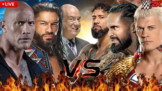 The Rock vs Cody | Roman Reigns vs Cody | #wwe #therock #romanreigns | WWE2K24 GAMEPLAY- Smart Murga