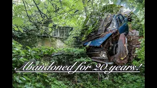 EXPLORING A FORGOTTEN HOUSE 20 YEARS ABANDONED  (everything left behind including cars)