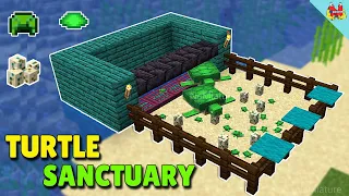 SUPER SIMPLE Turtle Farm for Minecraft (Turtle Scute / Turtle Eggs)