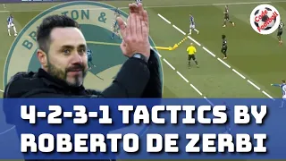 4-2-3-1 tactics by master De Zerbi!