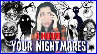 1 HOUR Of My Subscribers Drawing Their Nightmares