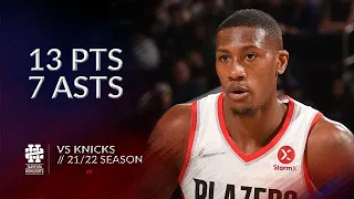 Kris Dunn 13 pts 7 asts vs Knicks 21/22 season