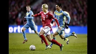 Kasper Dolberg debut goal for Denmark!!