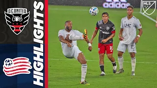 D.C. United vs New England Revolution | August 25, 2020 | MLS Highlights