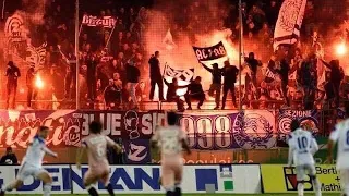 GRASSHOPPERS VS FC ZÜRICH / PROTEST AGAINST LETZIGRUND STADION