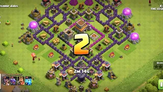 Th7 vs  max Th8 3star using dragons