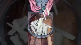 The BEST way to make homemade French Fries