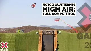 Monster Energy Moto X QuarterPipe High Air: FULL COMPETITION | X Games 2021