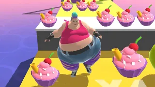 Fat 2 Fit MAX LEVEL / All Levels Gameplay Android iOS (Levels 54-56)