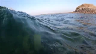 SURF AU SUNSET SUR UN REEF A SEC | GOPRO HERO 7 BLACK | 2019